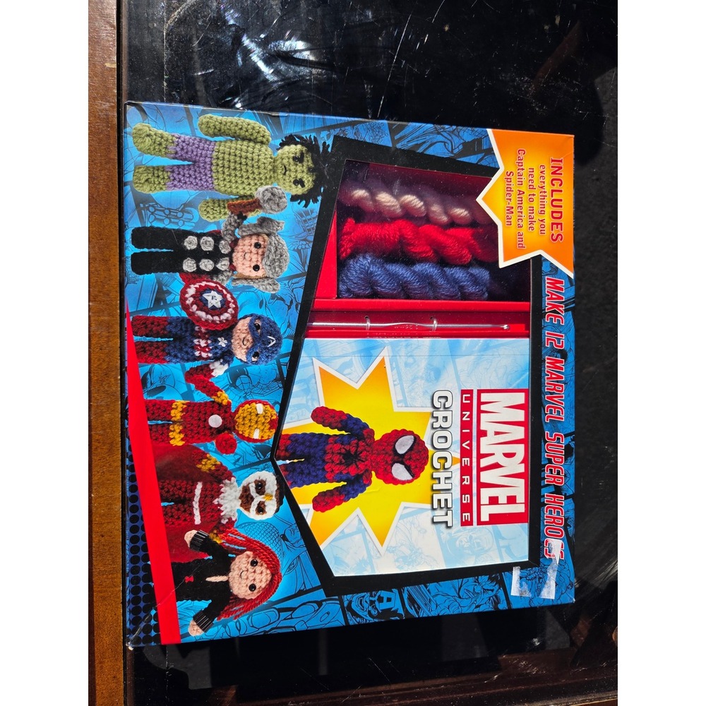 Marvel Universe Crochet Kit Make 12 Super Heroes Amigurumi Spider-Man Avengers